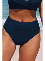 Yüksek Bel Bikini Altı Lacivert Angelsin MS42008 Lacivert Lacivert