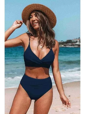 Angelsin Yüksek Bel Bikini Altı Lacivert Angelsin MS42008 Lacivert - Alternatif Görünüm