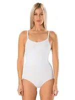 Askılı Duble Etkili Çıtçıtlı Body Kadın Korse FormActive 1040  Beyaz görsel 8