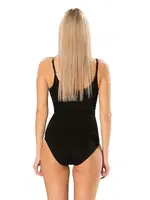 Askılı Duble Etkili Çıtçıtlı Body Kadın Korse FormActive 1040  Siyah görsel 4