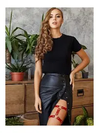 missisX Bacak Aksesuarı Harnes Deri missisX 5201