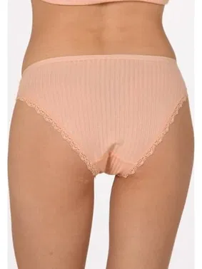 Anıt Bambu Derby Dantelli Kadın Bikini Külot Anıt 3890 - 10 Adet - Alternatif Görünüm