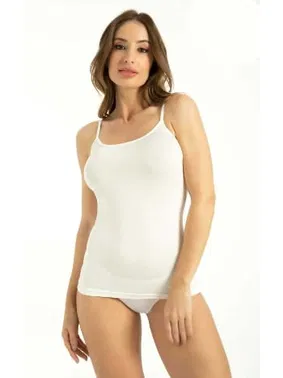 Q-En Bambu Kadın İp Askılı Büyük Beden Atlet Q-En 700-B - Alternatif Görünüm