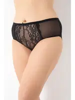 Battal Kadın Tüllü Midi Bato 4 Lü Paket Külot Confeo C804-506 farklı açı