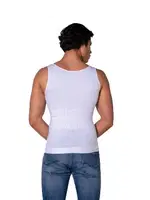 Bel Göbek Göğüs Sıkılaştırıcı İncelten Ekstra Etkili Korse Atlet FormActive 4800 Beyaz görsel 8