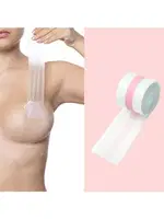 Şekillendirici Şeffaf Göğüs Bandı (2,5 cm / 5 m) Beleng 1001 Şeffaf farklı açı