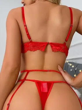Beleng Dantelli Erotik Jartiyer Takım Beleng 6644 - Alternatif Görünüm