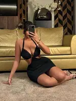 Metal Aksesuarlı Bel Dekolteli Erotik Gecelik Beleng 7710 Siyah farklı açı