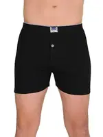 Düğmeli Erkek Boxer Short Berrak 1099 Siyah görsel 4