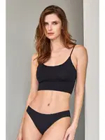 12'li Kadın String Külot Berrak 11372 Siyah