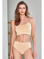 12'li Yüksek Bel Kadın Bato Külot Berrak 11555 Ten