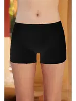 Penye Kadın Boxer Külot 12'li Berrak 11556 Siyah farklı açı