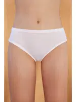 Yüksek Bel Kadın Bato Külot 12'li Berrak 11562 Beyaz detay görünüm