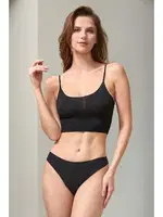 Brazilian Lazer Kesim 12'li Kadın Külot Berrak 11804 Siyah farklı açı