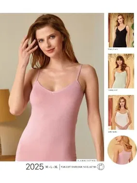 Berrak İp Askılı Kadın Atlet Berrak 2025