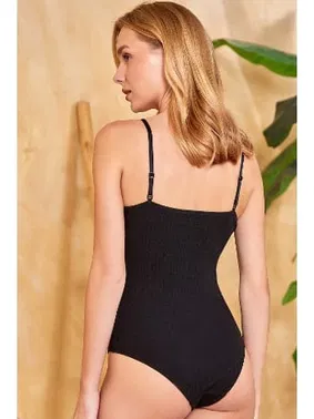 Berrak Dantelli Ayar Askılı Kadın Body Berrak 2120 - Alternatif Görünüm