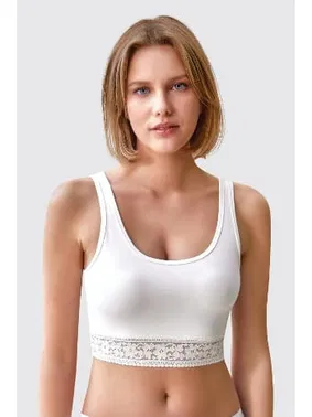 Berrak Dantelli Yarım Kadın Atlet Berrak 7012