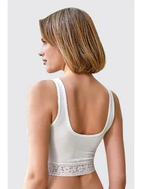 Berrak Dantelli Yarım Kadın Atlet Berrak 7012 - Alternatif Görünüm