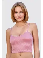 İp Askılı Kadın Crop Atlet Berrak 7023 Gül Kurusu