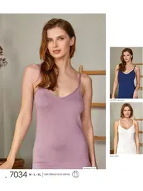 Berrak İp Askılı Pamuklu Kadın Atlet Berrak 7034