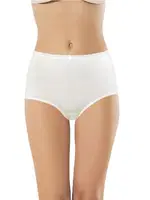 Kadın Düz Toparlayici Bato Külot Anıt 3628 - 10 ADET Beyaz