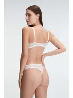 Beyaz Dantelli Sütyen String Takım Anıl 4840 görsel 4