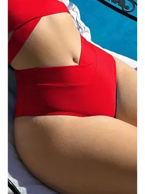 Angelsin Bikini Altı - V Kesim Kırmızı Angelsin MS 43298