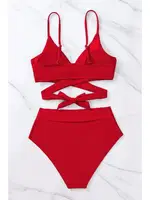 Bikini Altı - V Kesim Kırmızı Angelsin MS 43298 Kırmızı görsel 4