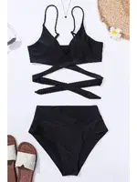 Bikini Altı - V Kesim Siyah Angelsin MS 43298 Siyah görsel 5
