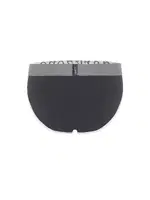 Antrasit Yazılı Biyeli Erkek Slip Darkzone 6807 Görsel detay görünüm