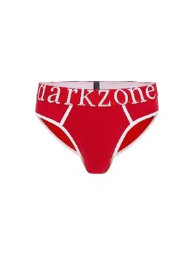 Darkzone Likralı Biyeli Kırmızı Geniş Lastikli Erkek Slip Darkzone 6806