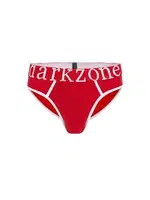 Likralı Biyeli Kırmızı Geniş Lastikli Erkek Slip Darkzone 6806 Görsel