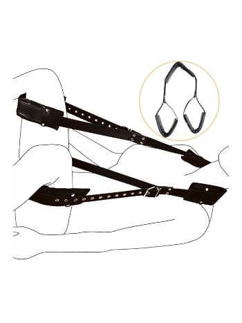 Boyun Bacak Fantezi Esaret Harness MissisX 8027