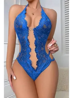 missisX Boyundan Bağlamalı Dantel Kalpli Fantazi Babydoll MissisX 609 - Alternatif Görünüm