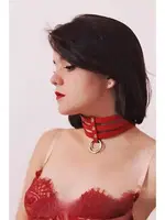 Kırmızı Boyunluk Kolye Aksesuar Kolye missisX 5003 Kırmızı detay görünüm