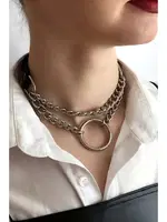 Harness Boyunluk Kolye Aksesuar missisX 5208 Siyah görsel 4