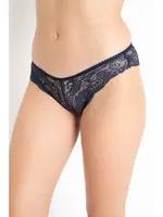 Brazilian Dantel Bikini Kadın Külot G-Box 927 Siyah detay görünüm