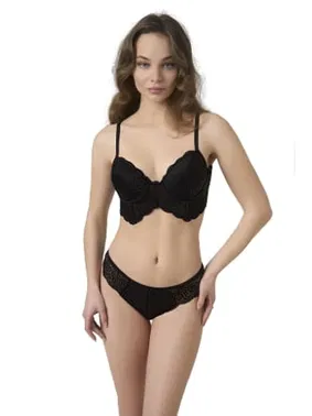 Büşra Geniş Dantelli Balenli Destekli Bralet Sütyen Takım Büşra 328 - Alternatif Görünüm