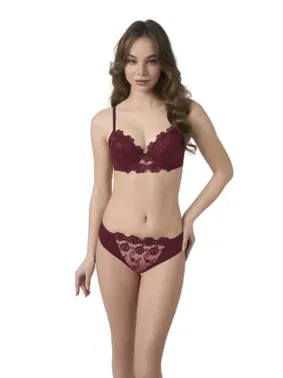 Büşra Dantelli Balenli Destekli Kadın Sütyen Takım Büşra 332 - Alternatif Görünüm