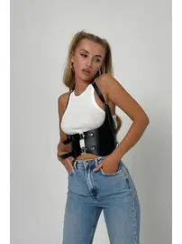 missisX Büstiyer Kemer Boyundan Askılı Vucut Aksesuarı missisX 3490