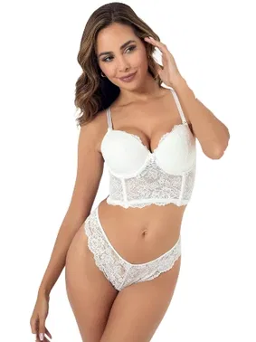 Godewo Destekli Dantelli Kadın Büstiyer Takım Godewo 2110 - Alternatif Görünüm