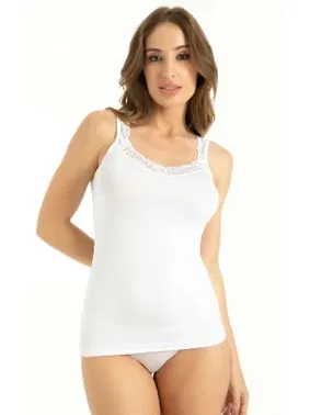 Q-En Büyük Beden Bambu Kalın Askı Çift Yönlü Atlet Q-En 706-B - Alternatif Görünüm