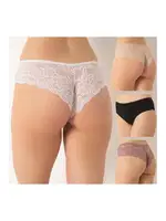 Büyük Beden Dantelli Bikini Kadın Külot 4Lü Confeo C804-005 Görsel