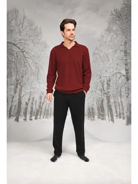 Doreanse Cepli Gömlek Yaka Uzun Kollu Erkek Pijama Takım Doreanse 26K4590