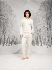 Doreanse Cepli Pantolon Gömlek Yaka Kadın T-shirt Takım Doreanse 26K4101