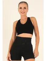 Çift Kat Kaplı Kalın Askılı Bralet Miorre 002-T15433 Siyah görsel 6