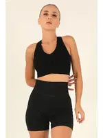 Çift Kat Kaplı Kalın Askılı Bralet Miorre 002-T15433 Siyah görsel 7