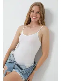 FormActive Çıtçıtlı Askılı Yumuşak Kadın Body FormActive 2200