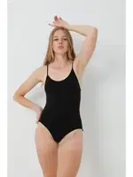 Çıtçıtlı Askılı Yumuşak Kadın Body FormActive 2200 Siyah görsel 9