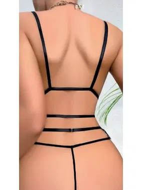 İzabel Dantel Siyah Fantezi Jartiyer Takım İzabel 12006 - Alternatif Görünüm